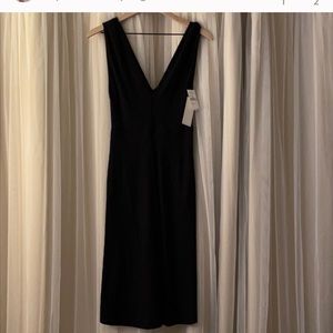 Ribbed black dress new with tags